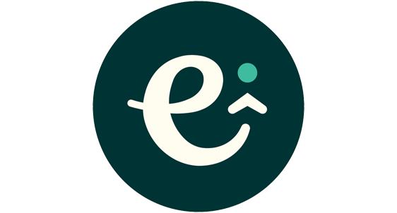 E logo